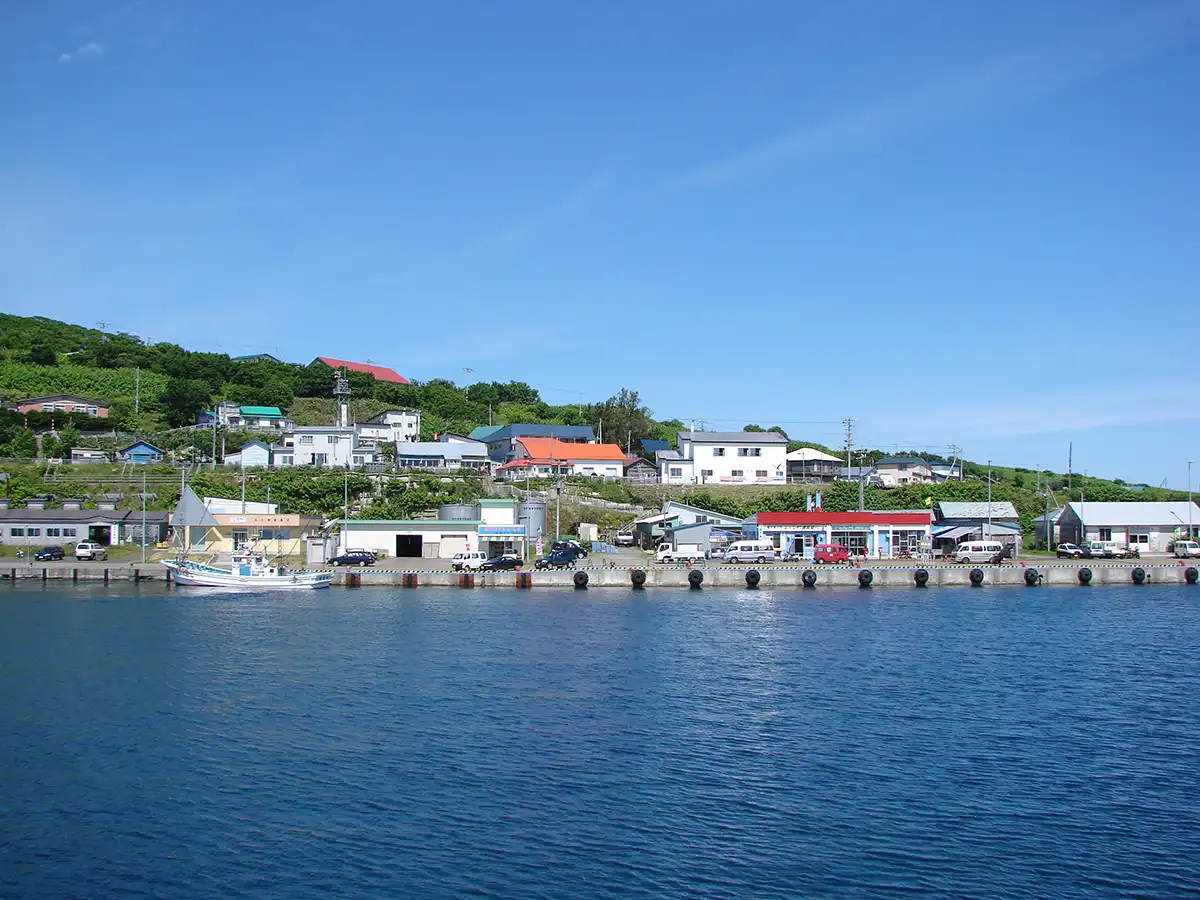 焼尻島遠景